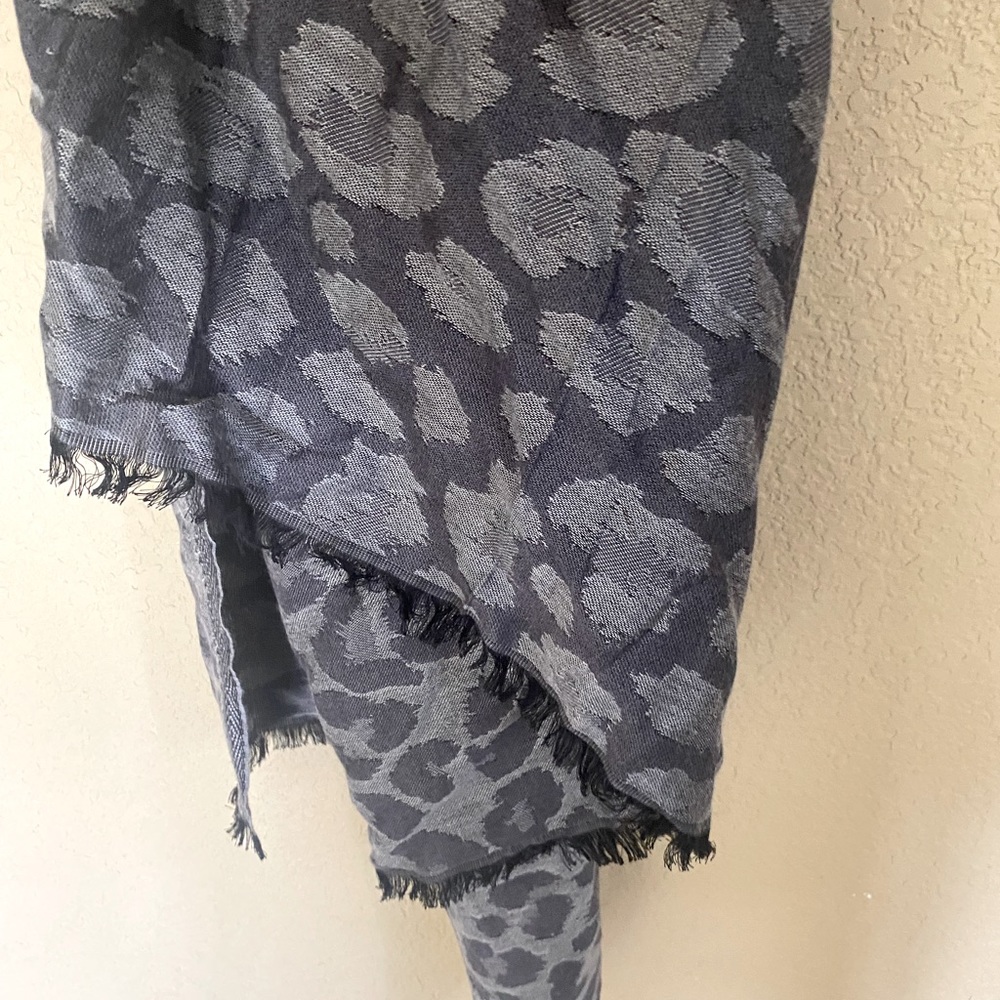 Animal print designer scarf